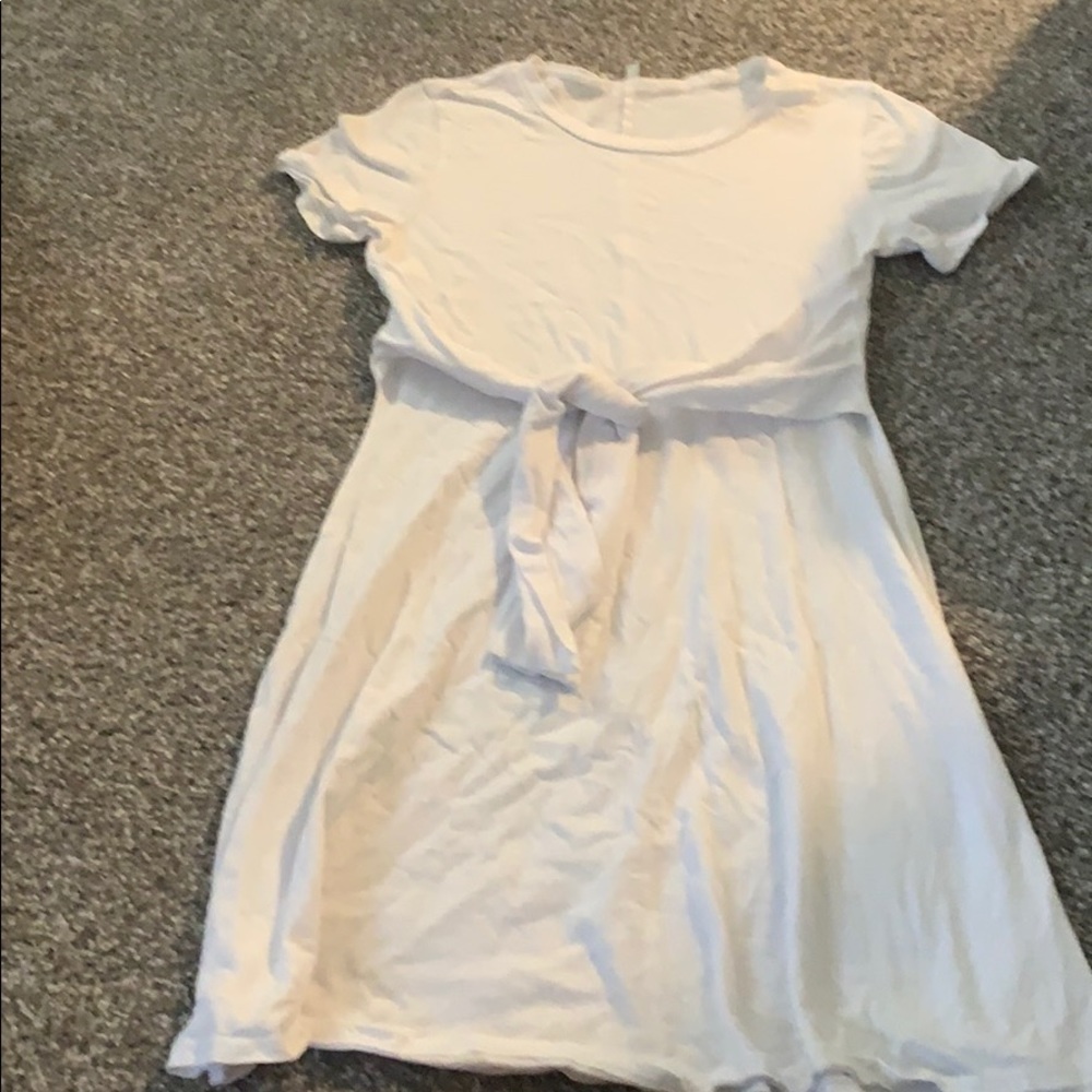 White t shirt dress